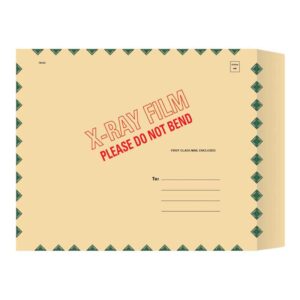 Image of AMES, Green Diamond Border Mailers, 11pt., with 2″ flap (Model# XM1518D)