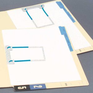 Image of AMES, Admission Tab Dividers with 0.50″ tab (Model# TAB-DIV-ST1)
