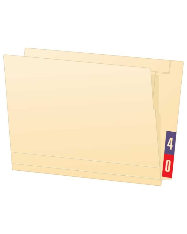 Image of 9.5 x 12.125 11pt. Standard Color Coded File Folder Model 2CFV