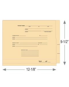 Image of AMES, VNA Folders, 15pt., with 0.75 side tab (Model# OCF-VNA)