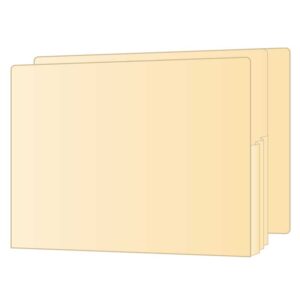 Image of AMES, Manila 5.25″ Expansion Pockets, 32pt.,  with double thick 1″ side tab (Model# 5PCDOC-525-MG)