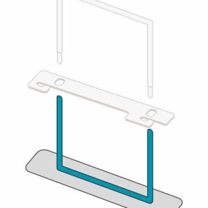 Image of AMES, Attach-Yourself Easiclip Standard Bases with Tubing (Model# FAS-E-Z275)