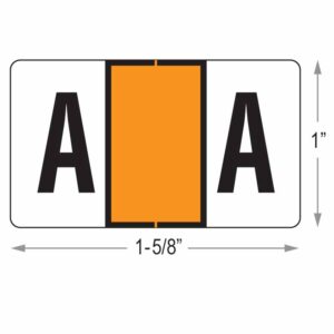 Image of AMES, JETER Alphabetic Labels (Model# L-J-ALPHA)