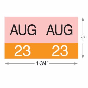 Image of AMES, Month/Year Code Labels, August (Model# L-A-MY-AUG**)