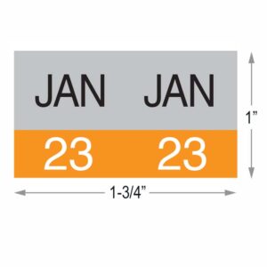 Image of AMES, Month/Year Code Labels, January (Model# L-A-MY-JAN**)