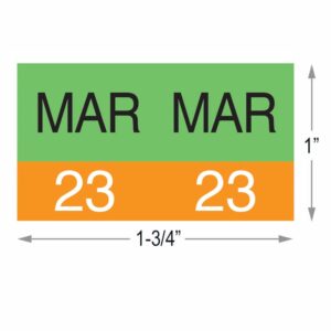 Image of AMES, Month/Year Code Labels, March (Model# L-A-MY-MAR**)