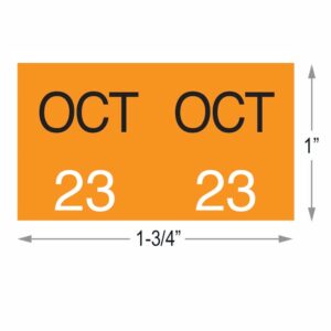 Image of AMES, Month/Year Code Labels, October (Model# L-A-MY-OCT**)