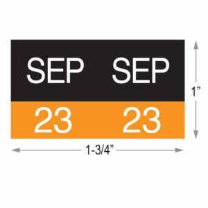 Image of AMES, Month/Year Code Labels, September (Model# L-A-MY-SEP**)