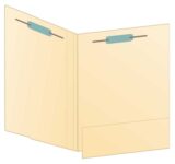 Image of AMES, Standard Reinforced Folders, 11pt., with 2 Fasteners (Model# OCFV-2P)