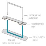 Image of 2-Prong Docu Base Compressor for DocuClip Fastener, Self-installed (Model # FAS-E-Z275 formerly #70001)